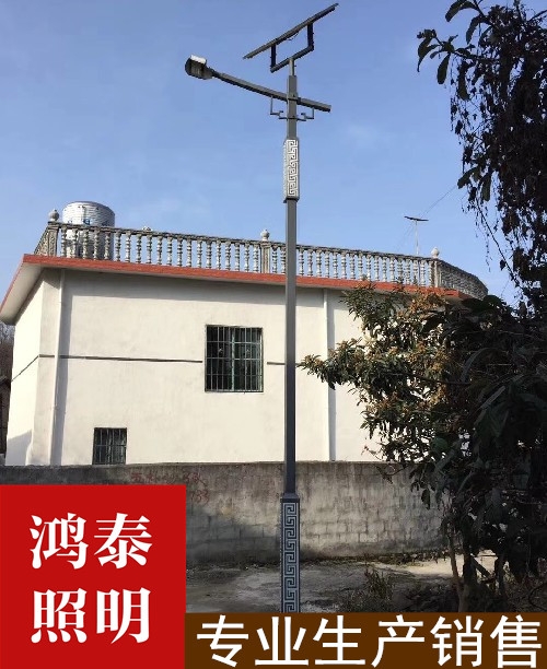 8米回纹灯太阳能路灯